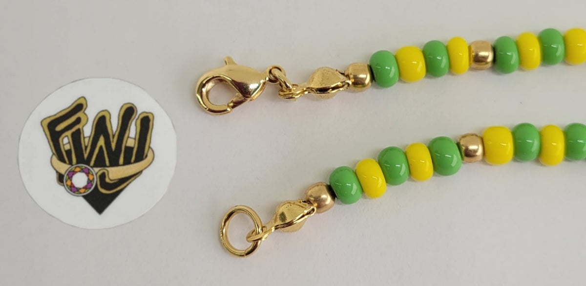 (1-0690) Gold Laminate - 4.5mm Orula Beads Bracelets - BGF