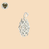 (2-1637) 925 Sterling Silver - Lotus Flower Pendants.