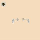 (2-3235) 925 Sterling Silver - Stud Earrings.