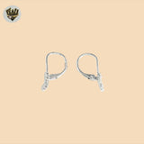 (2-4158-1) 925 Sterling Silver - Butterfly Dangling Earrings.