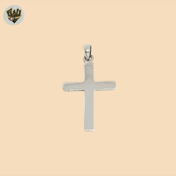 (2-1066) 925 Sterling Silver - Plain Cross Pendant.