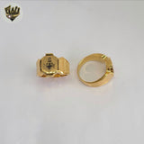 (4-0073-1) Acero Inoxidable - Anillos Hombre Símbolo Masónico.