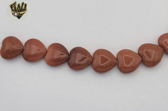 (MBEAD-135) Venturina Heart Beads