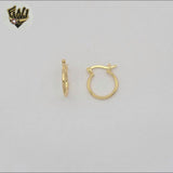 (1-2690-2) Gold Laminate - Plain Classic Hoops - BGF