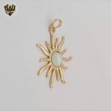 (1-2443-1) Gold Laminate - Sun Pendant - BGF