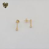 (1-1151-2) Gold Laminate - Little Balls Dangle Earrings - BGF