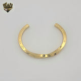 (MBRA-41) Stainless Steel - 5mm Twisted Open Bangle.