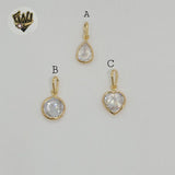 (1-2124-2) Gold Laminate - Zircon Pendant - BGF