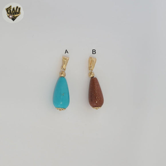 (1-2335-1) Gold Laminate - Beads Pendants - BGF