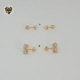 (1-1180-2) Laminado de Oro - Aretes - BGF