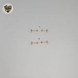 (1-1132-3) Gold Laminate -Kids Stud Earrings - BGF