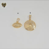 (1-2142) Gold Laminate - Sports  Pendants - BGF