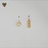 (1-2042) Gold Laminate - Zircon Pendants  - BGF