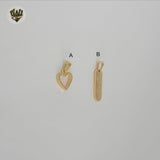 (1-2042) Gold Laminate - Zircon Pendants  - BGF