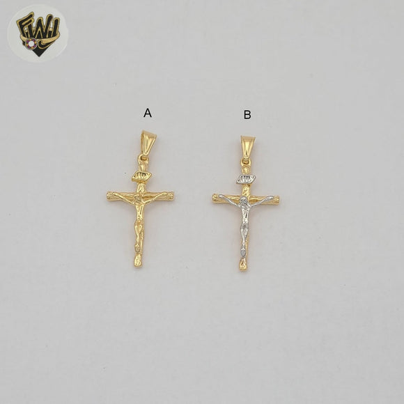 (1-2433-1) Gold Laminate - Cross Pendants - BGF