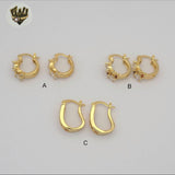 (1-2659-1) Gold Laminate Hoops - BGO