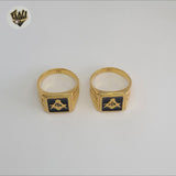 (4-0073-1) Acero Inoxidable - Anillos Hombre Símbolo Masónico.