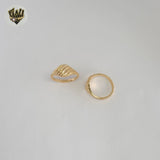 (1-3005-3) Gold Laminate - Croissant Ring - BGF