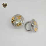 (4-0060-1) Stainless Steel - Two Tone Ring.