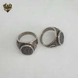 (4-0018) Acero inoxidable - Anillo Ancla Hombre.