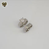 (4-0092) Stainless Steel - Wedding Rings.