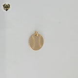 (1-2186-1) Gold Laminate - Baseball Pendants - BGF