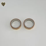 (4-0022) Stainless Steel - Tree Tones Ring.