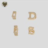 (1-2496) Gold Laminate - Chunky Letter Pendants - BGF