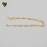 (1-0700) Gold Laminate - 4mm Oval Zircon Bracelet - BGF