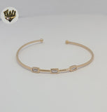 (1-4083) Gold Laminate - 1.5mm Open Bangle - BGF