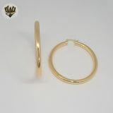 (1-2987-5) Gold Laminate - Plain Tube Hoops - BGF