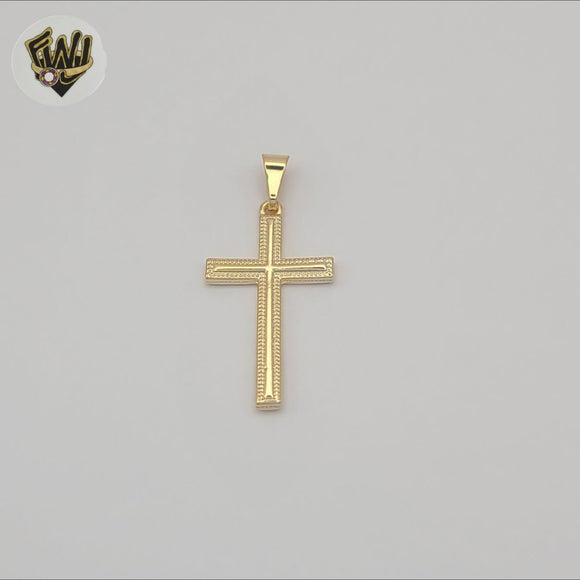 (1-2413-2) Gold Laminate - Cross Pendants - BGF