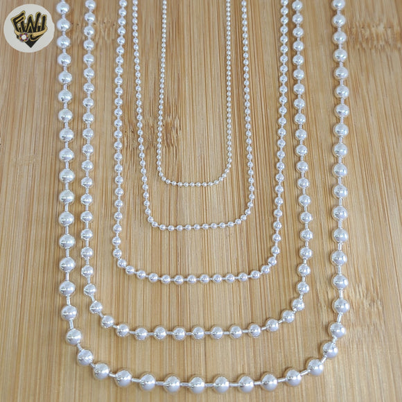 (sv-b-01) 925 Sterling Silver - Ball Chains.