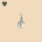 (2-1621) 925 Sterling Silver - Pearl Octopus Pendant.