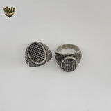 (4-0018) Acero inoxidable - Anillo Ancla Hombre.