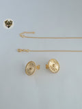 (1-6488) Gold Laminate -  Round Set - BGF