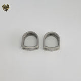 (4-0036-1) Stainless Steel - Multi Band Ring.