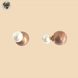 (2-3180) Plata de Ley 925 - Aretes con bola. 