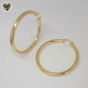 (1-2987-5) Gold Laminate - Plain Tube Hoops - BGF