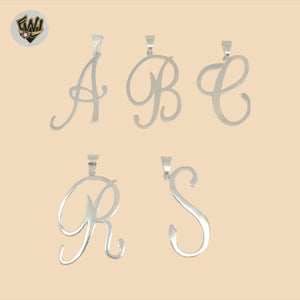 (2-2125-1) 925 Sterling Silver - Letters Pendants.