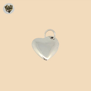 (2-1328) 925 Sterling Silver - Plain Heart Pendants.