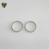 (4-0004) Stainless Steel - Classic Band Ring.