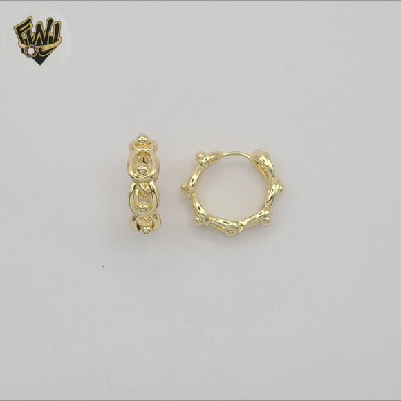 (1-2528-1) Gold Laminate - Link Balls Hoops - BGO