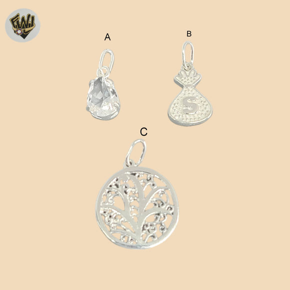 (2-1665) 925 Sterling Silver - Pendants.