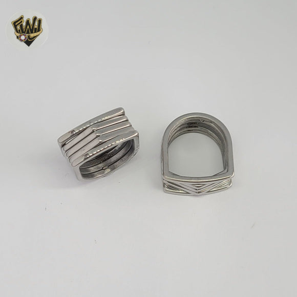 (4-0041) Acero inoxidable - Anillo multibanda.