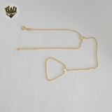 (1-0547) Gold Laminate - 1.5mm Hand Chain Bracelet- BGF