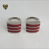 (4-0069-1) Stainless Steel -  Stone Ring.