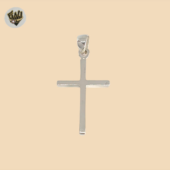 (2-1053) 925 Sterling Silver - Plain Cross Pendant.