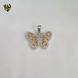 (4-2052) Stainless Steel -Butterfly Pendants.