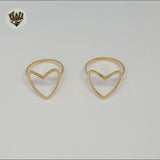 (1-3013-1) Gold Laminate - Heart Ring - BGF